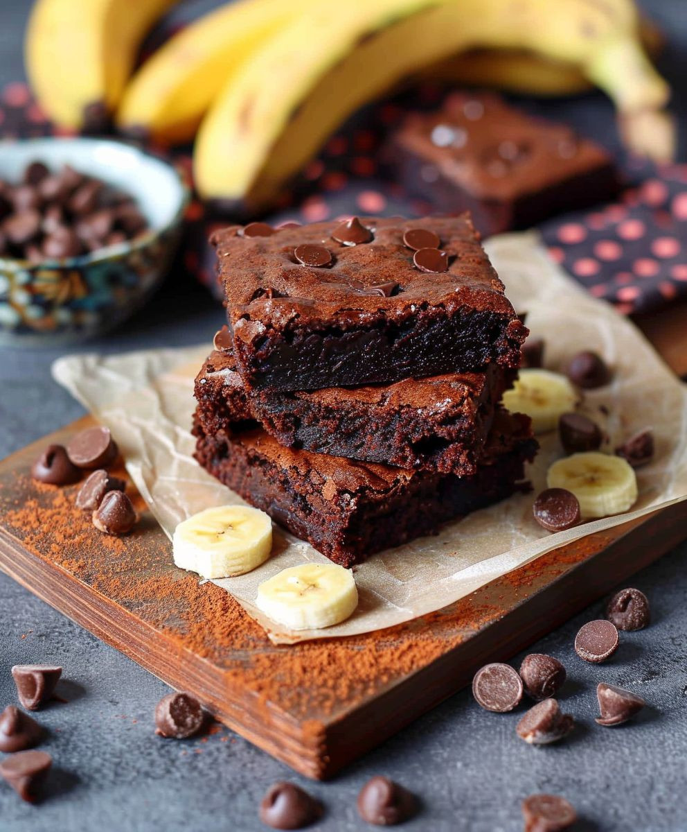 Bananen Brownies backen