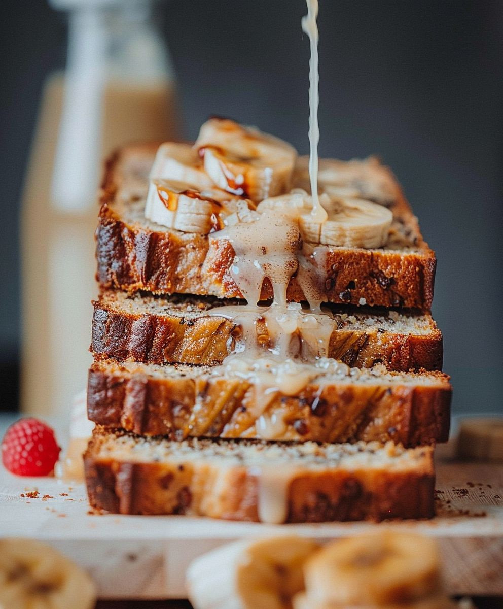 Veganes Bananenbrot saftig