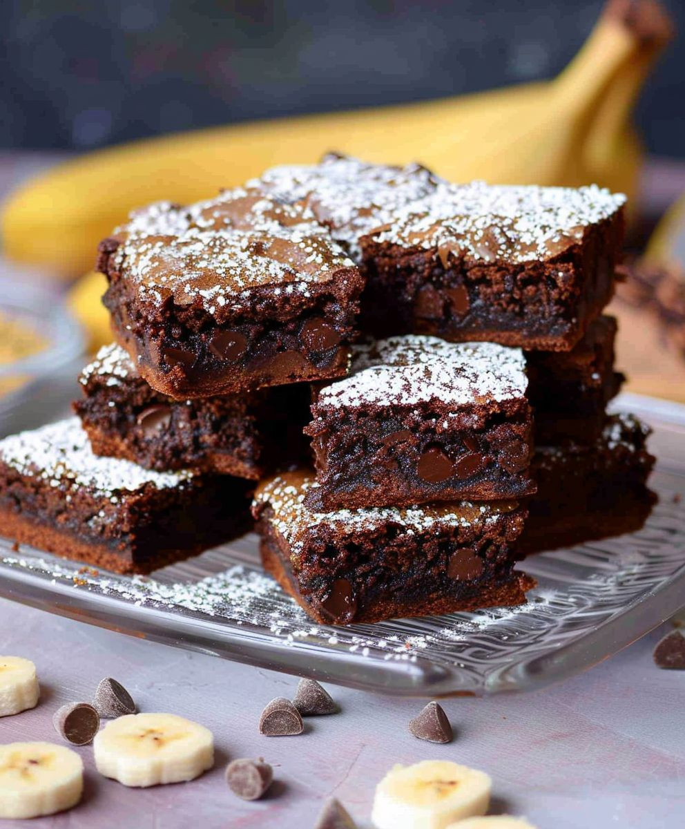 Bananen Brownies backen