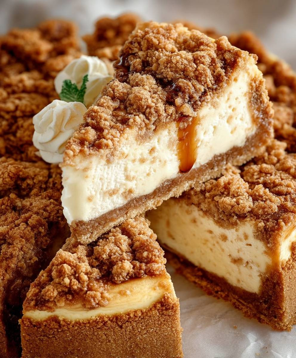 Apfel Streusel Cheesecake