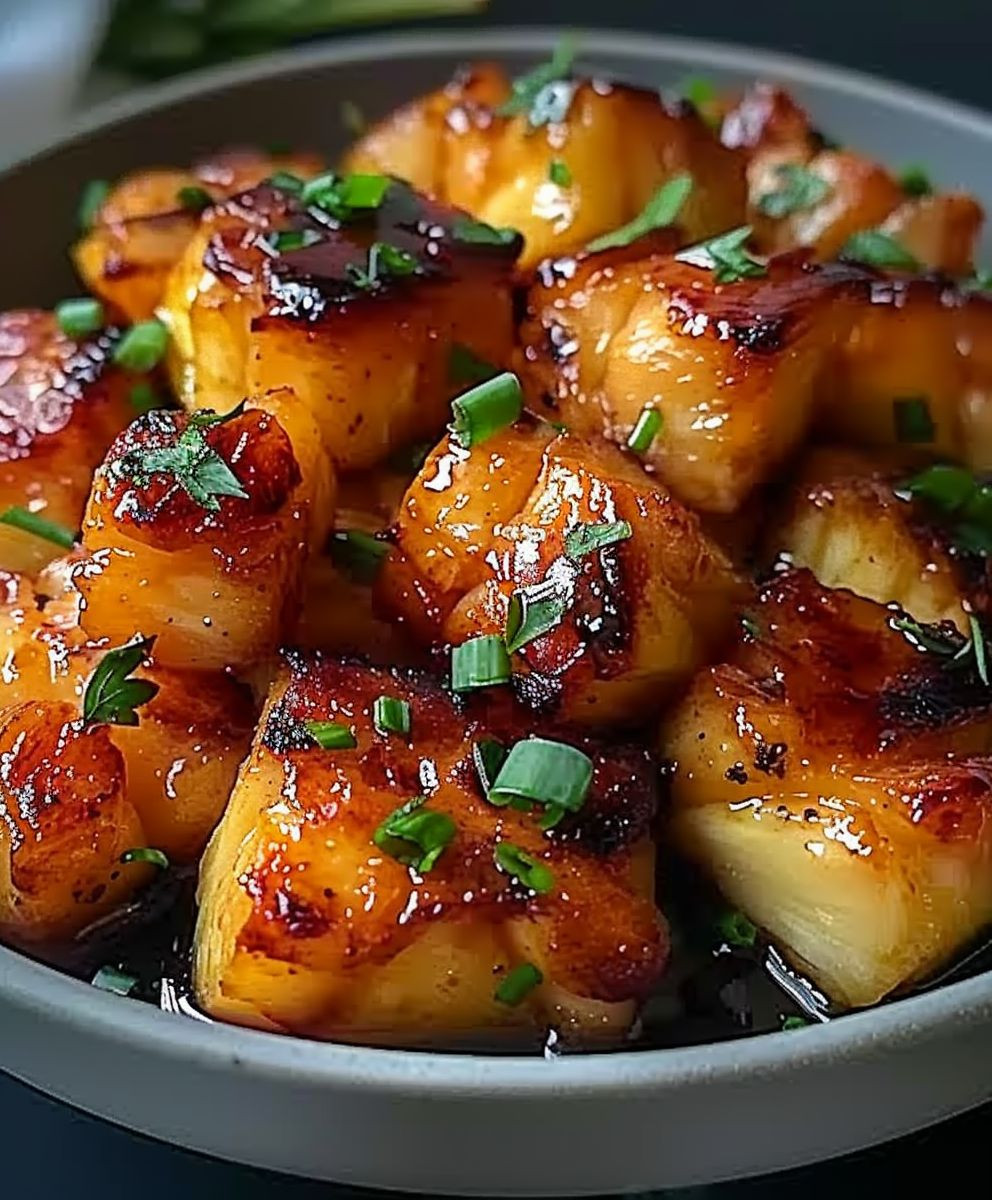 Ananas Hähnchen fruchtig herzhaft