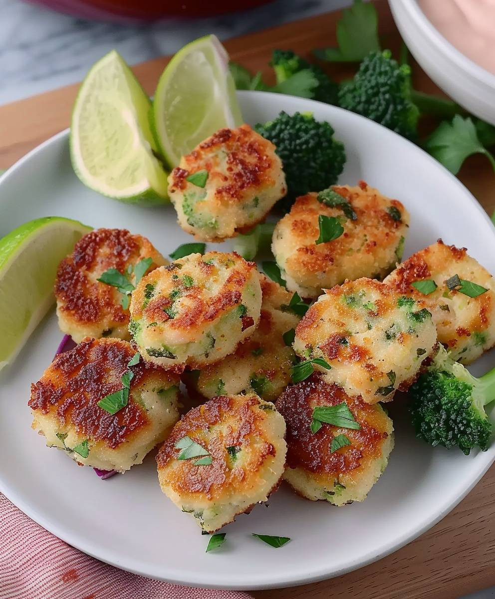 Baby Hähnchen Brokkoli Nuggets
