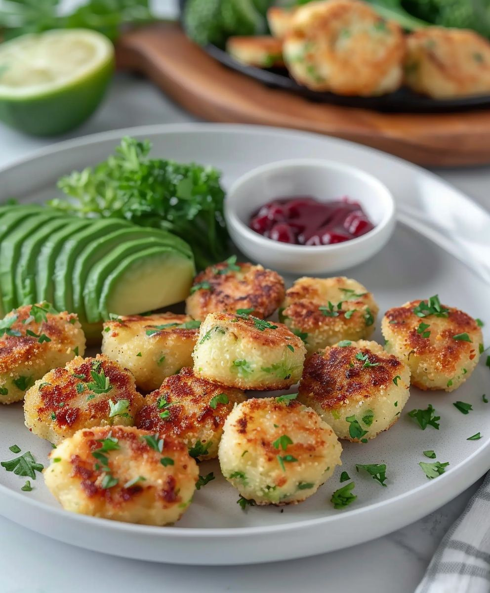 Baby Hähnchen Brokkoli Nuggets
