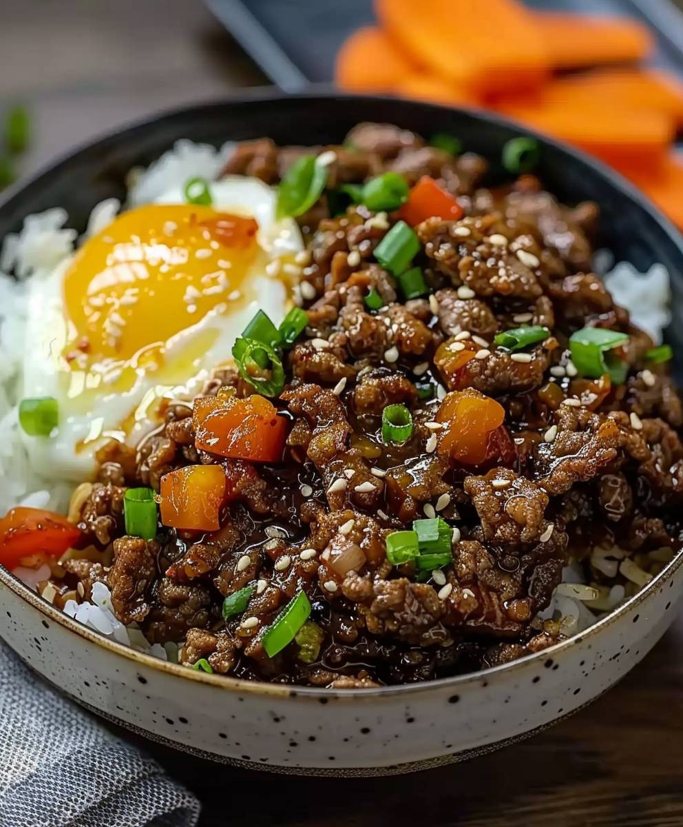 Bulgogi mit Hackfleisch