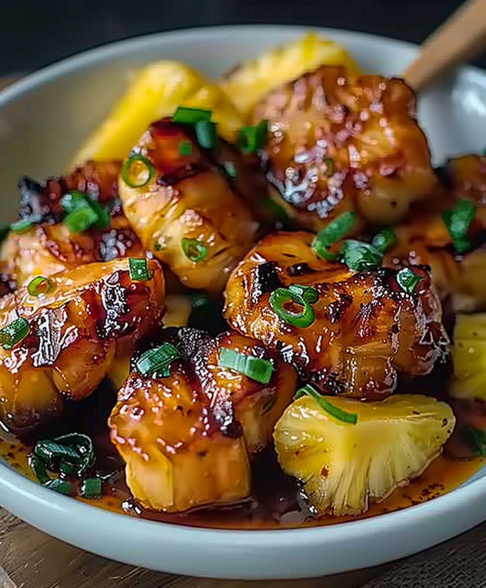 Ananas Hähnchen fruchtig herzhaft