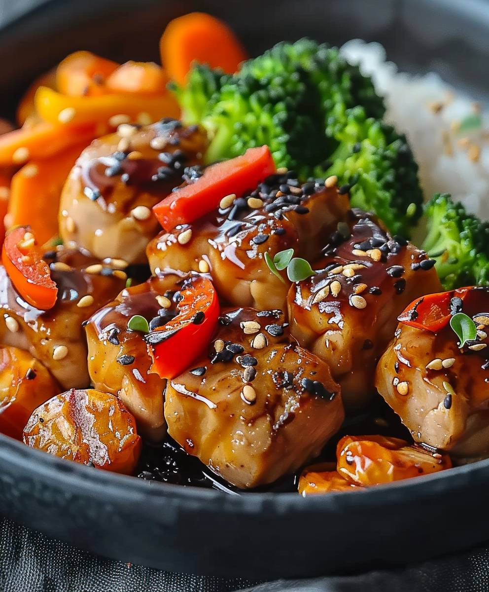 Chicken Teriyaki mit Brokkoli