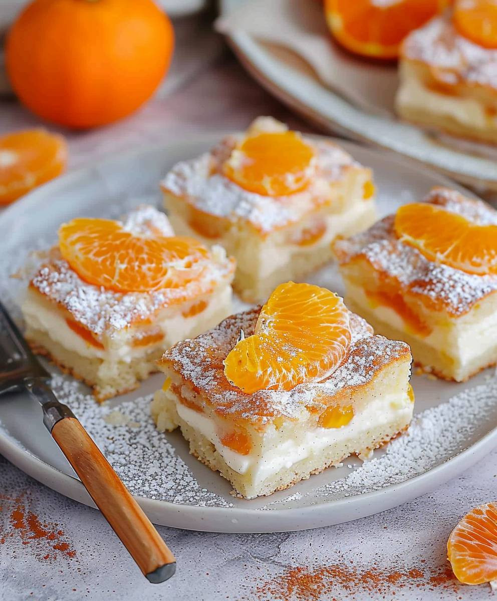 Mandarinen Schmand Kuchen Blech