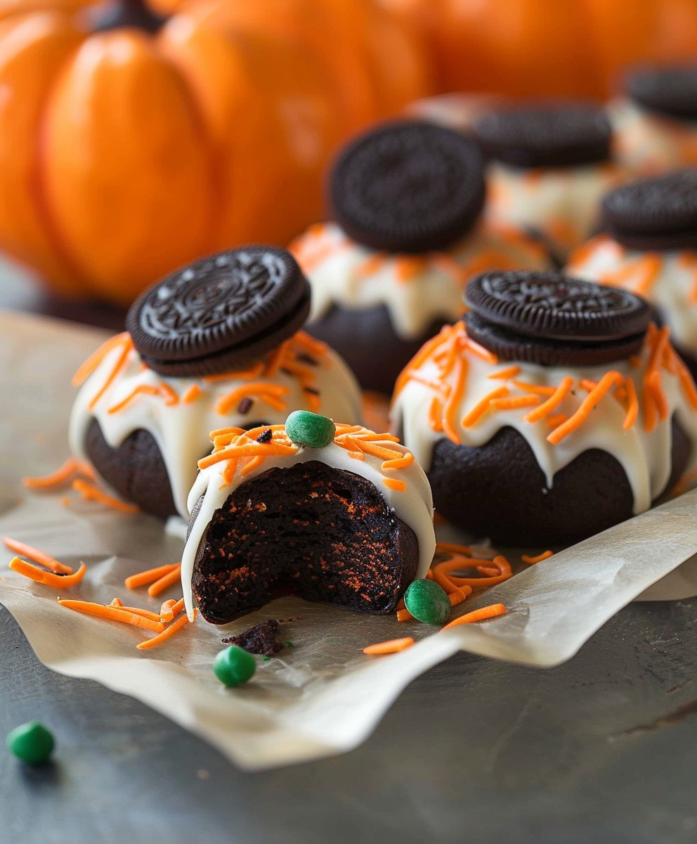 Kürbis Oreo Kugeln