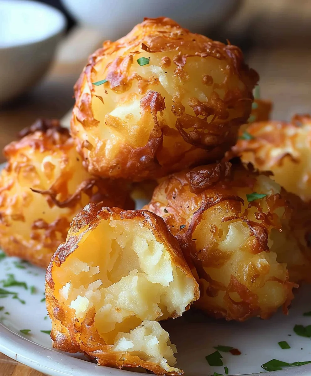 Mashed Potato Cheese Puffs Recipe