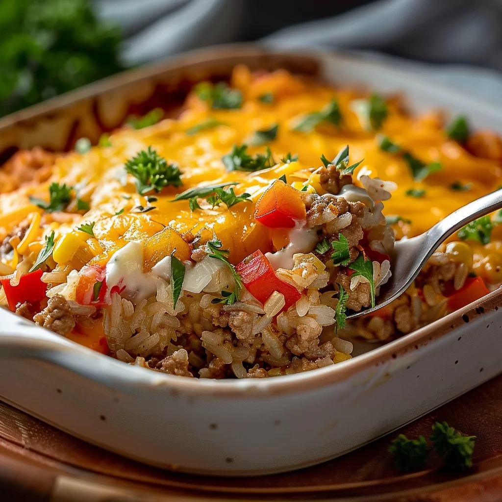 Rinderhackfleisch Reisauflauf: Einfach & Perfekt Lecker!