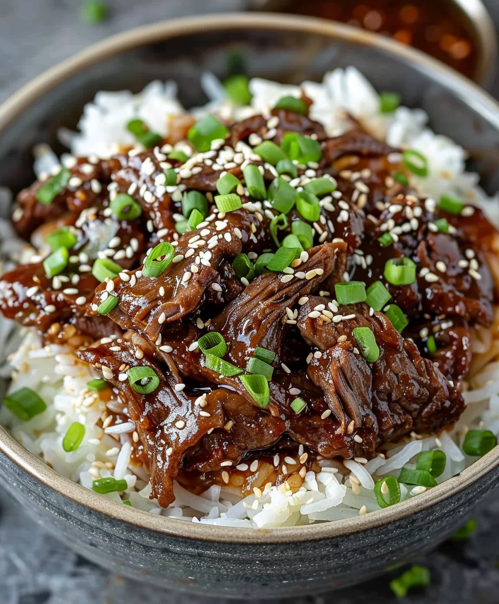 Korean Beef Slow Cooker: Zart, würzig, unglaublich lecker!