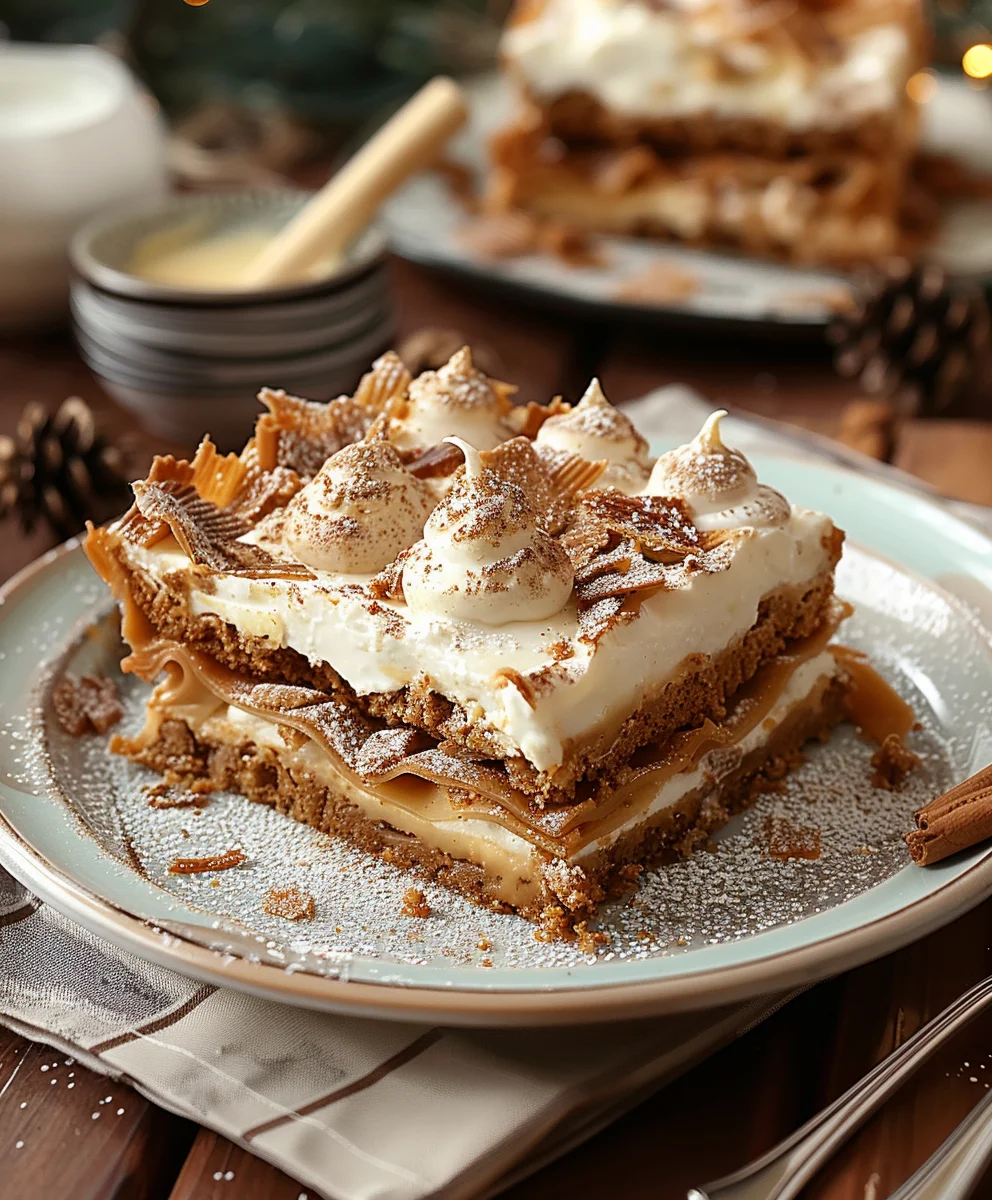 Himmlische Lebkuchen Lasagne: Ein festlicher Gaumenschmaus