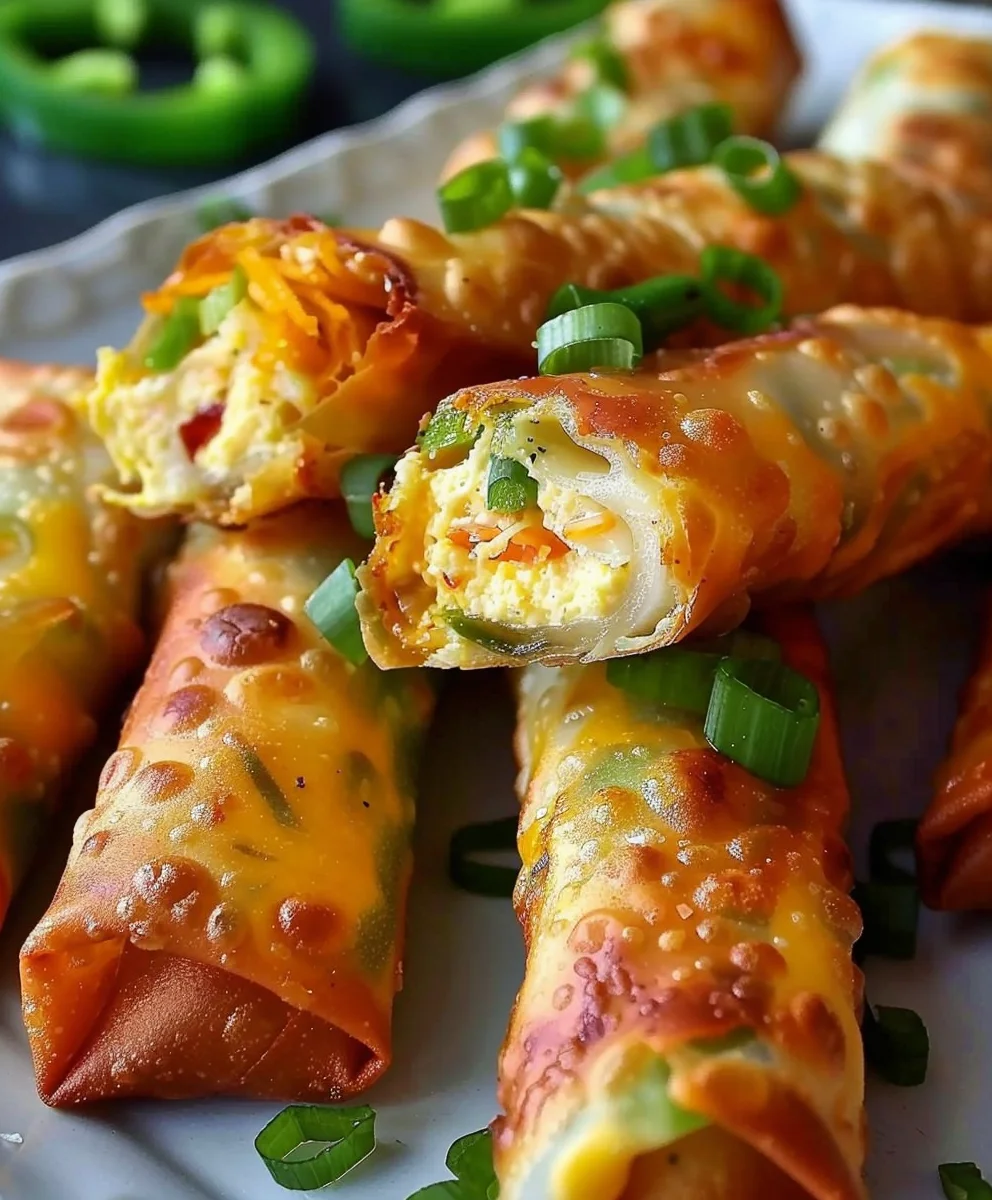 Unwiderstehliche Jalapeno Popper Eirolls: Knusprig, Käsig