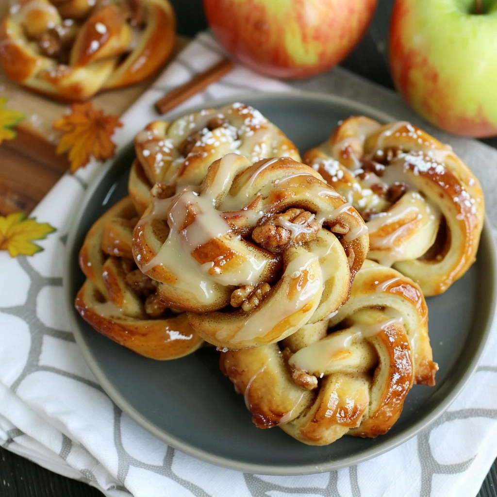 Apfel Zimt Knoten Rezept: Herbstglück für Gaumen & Seele!