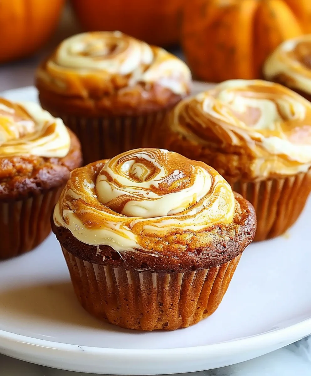 Kürbis Frischkäse Muffins: Saftiger Swirl-Genuss im Nu!