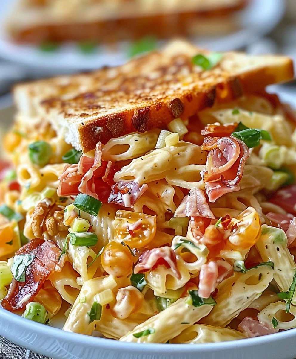 Beef Club Sandwich Pasta Salat: Frisch & unwiderstehlich!