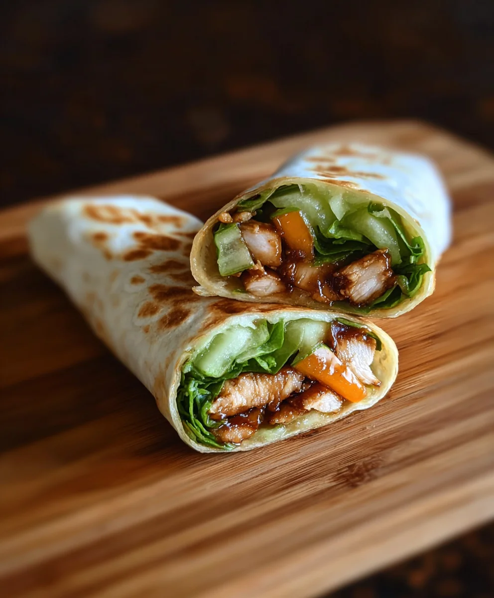 Schneller Teriyaki Hähnchen Wrap: Dein Geschmackserlebnis!