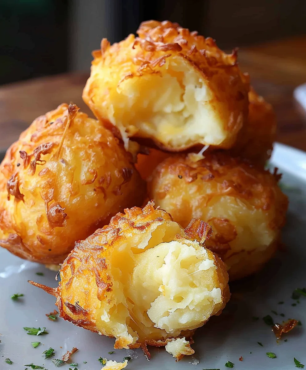 Goldene Kartoffelkäsepuffer: Einfach, lecker & unwiderstehlich
