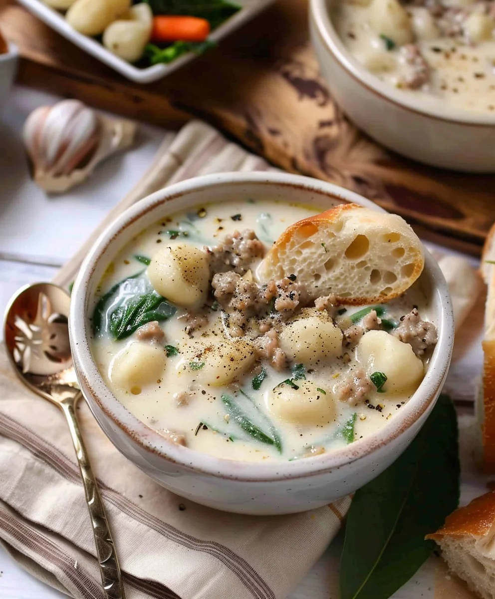 Sahniges Wurst-Gnocchi Suppen Rezept: Herzhaft & Cremig