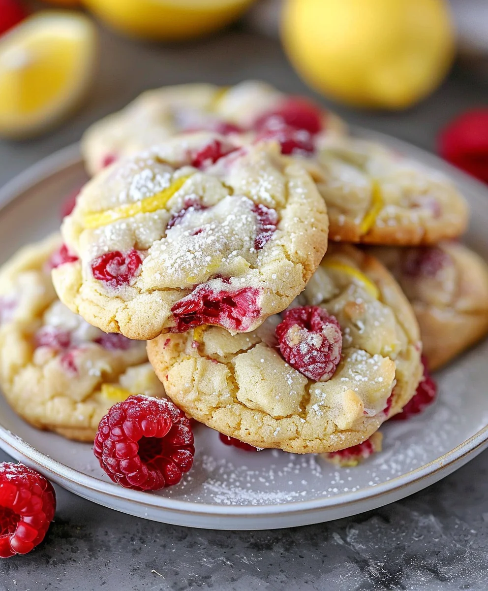 Zitronen-Himbeer-Kekse: Süß-säuerlicher Genuss zum Backen