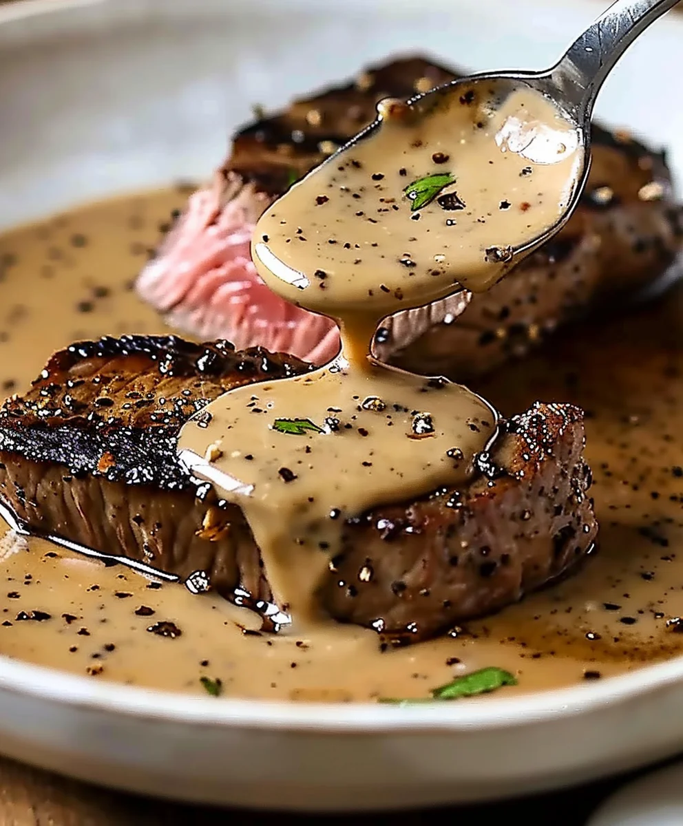 Perfektes Pfeffersoßen Rindersteak – Zart, Aromatisch & Saftig