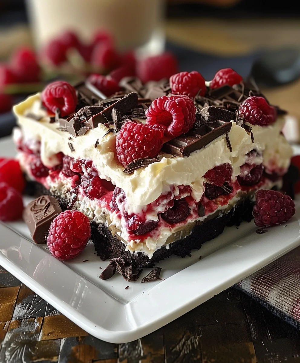 Himbeer-Schoko-Lasagne Dessert