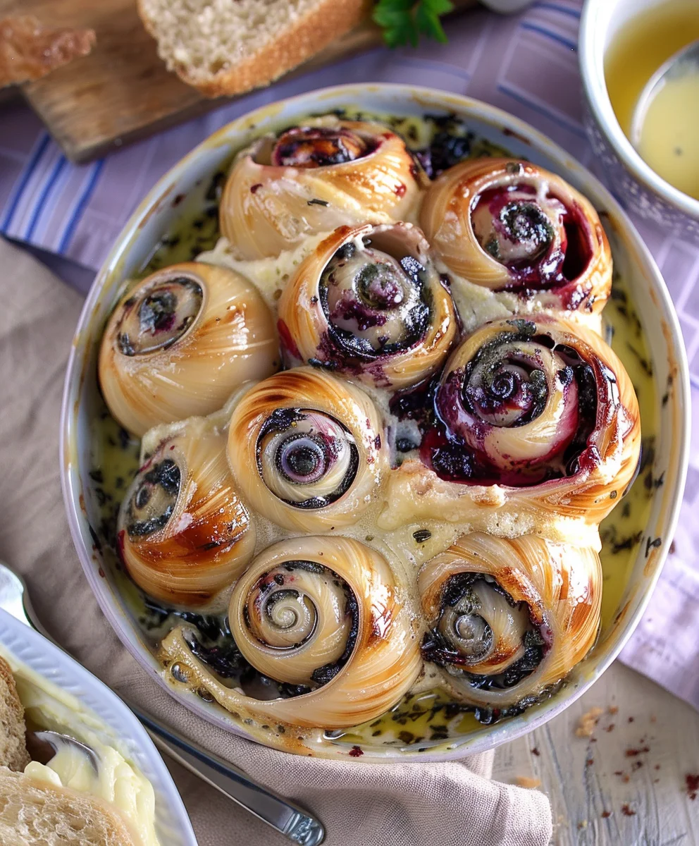 Schwedische Blaubeer Schnecken