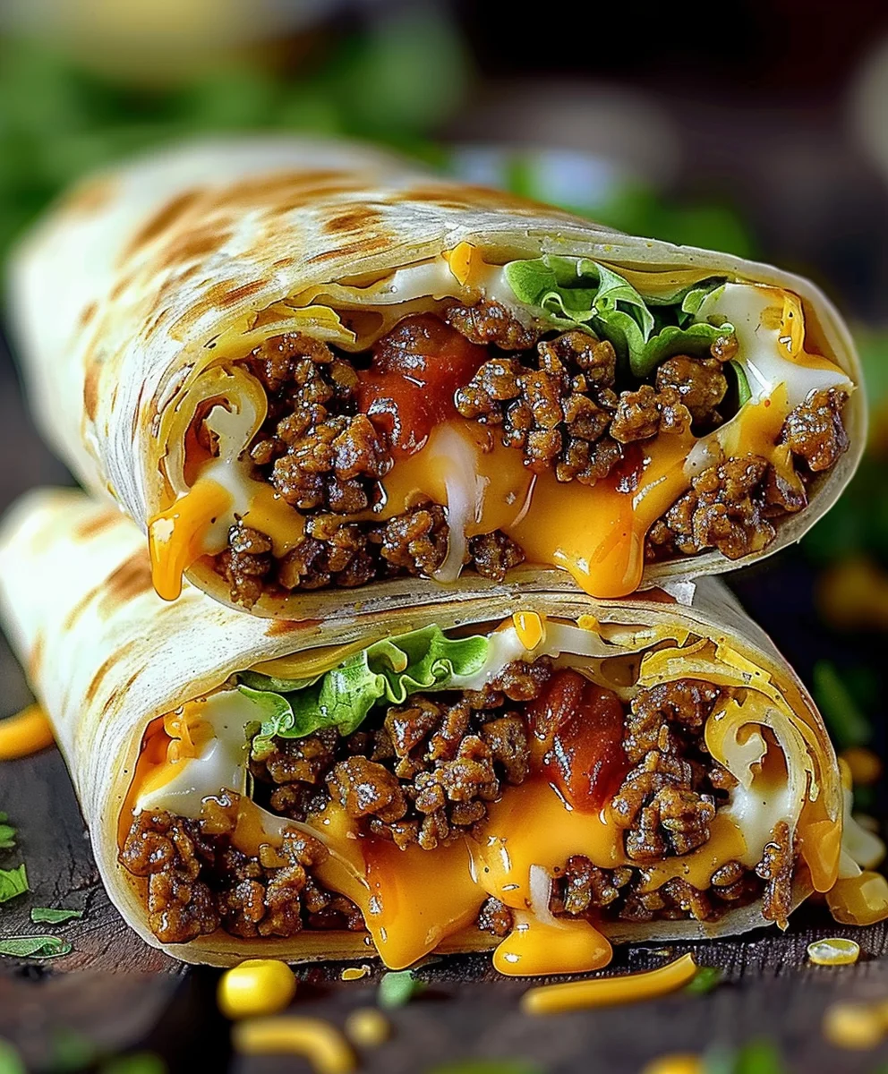 Big Mac Wrap: Leckerer Hackfleisch-Käse-Genuss selber machen!