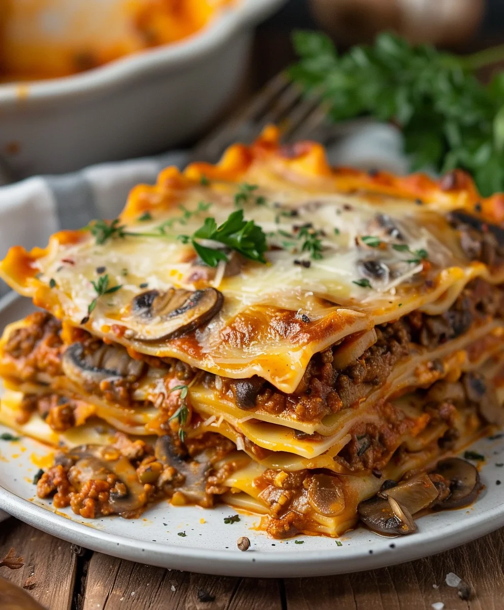 Kürbis Pilz Lasagne: Vegetarisch & Voller Geschmack