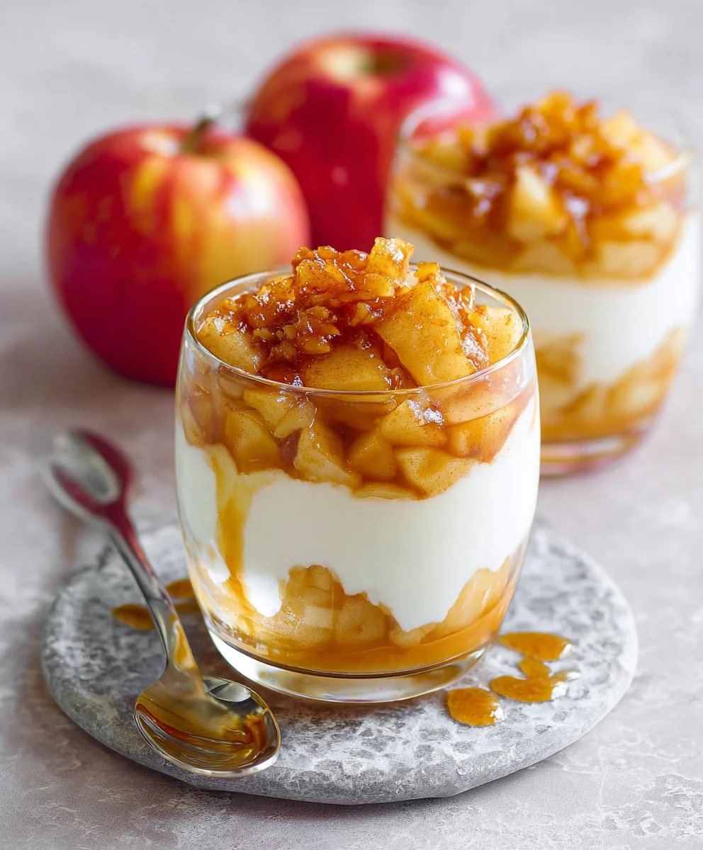 Köstliches Bratapfel Dessert Im Glas: Schnell & Einfach