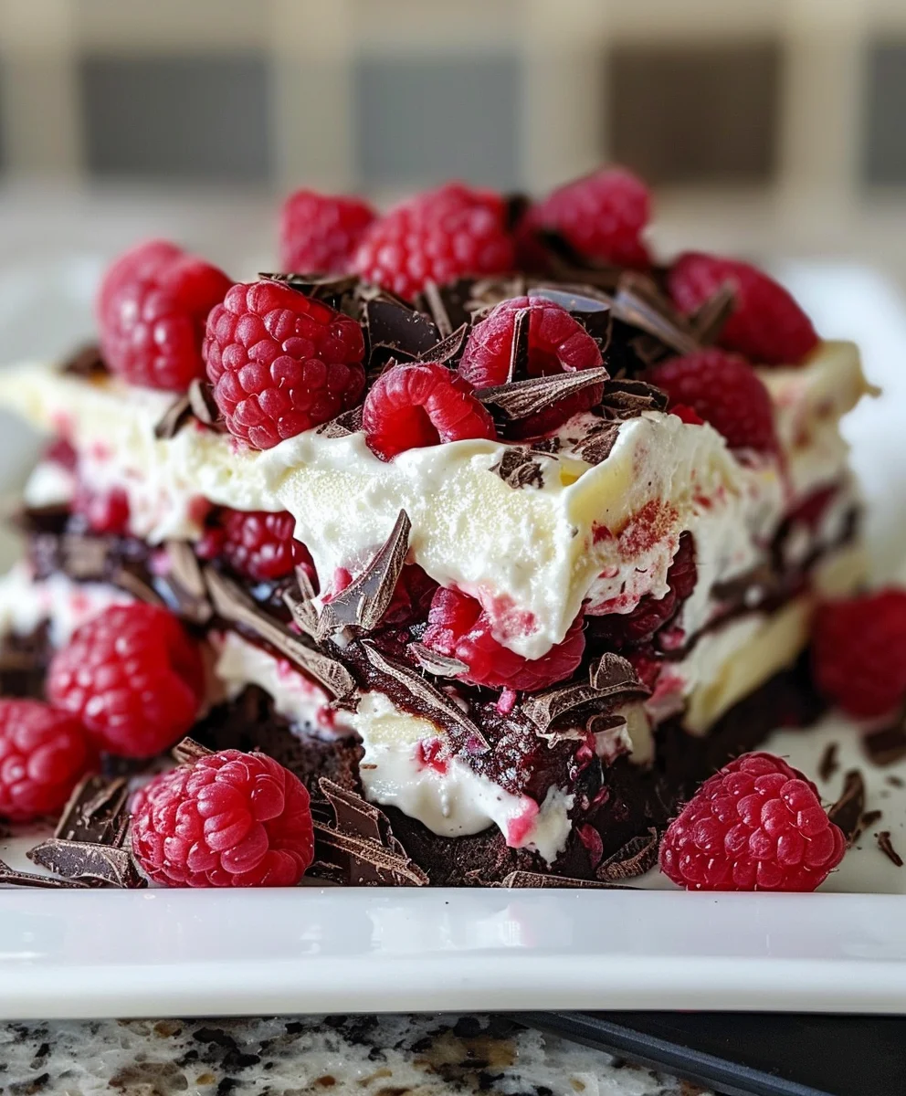 Himbeer Schoko Lasagne Dessert: Süße Schichten für dein Glück