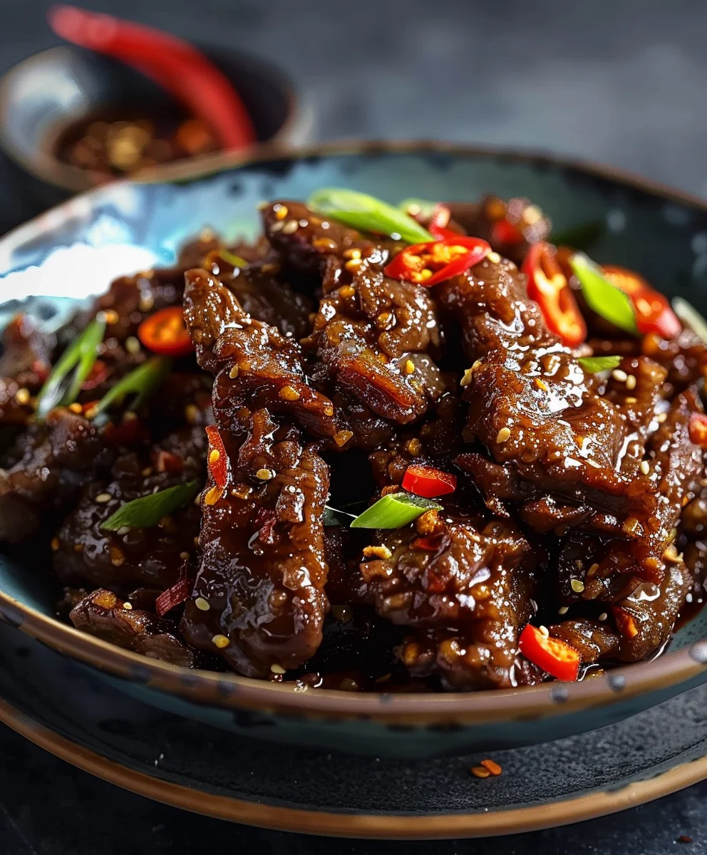 Crispy Chilli Beef Rezept: Knusprig-scharf genießen!