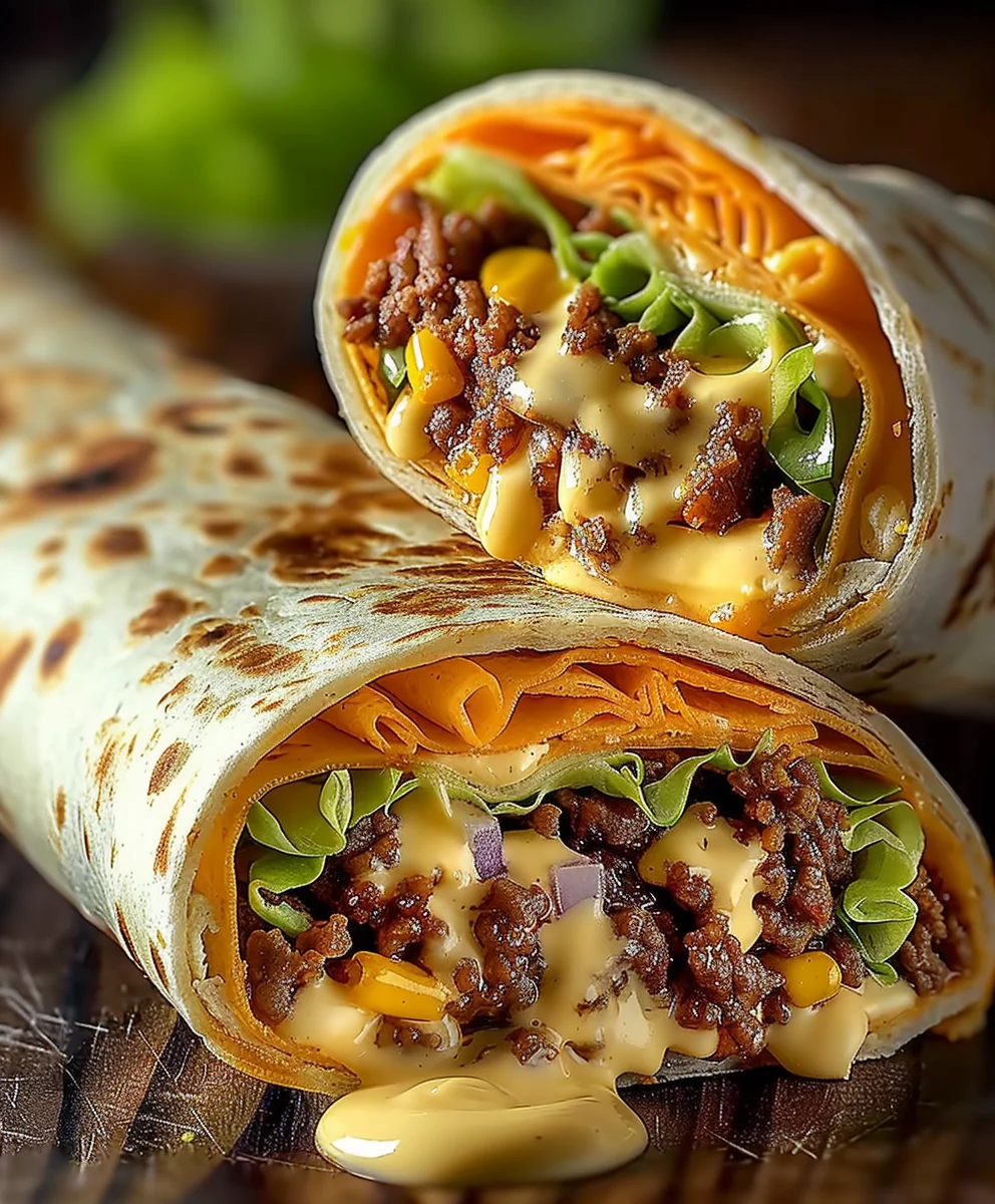 Big Mac Wrap: Leckerer Hackfleisch-Käse-Genuss selber machen!