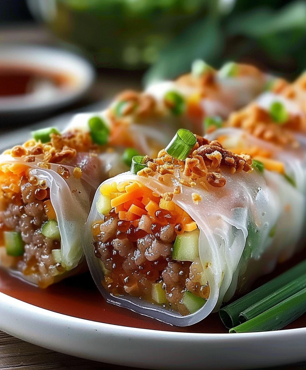 Low Carb Big Mac Rice Paper Rolls – Gebacken & Lecker!
