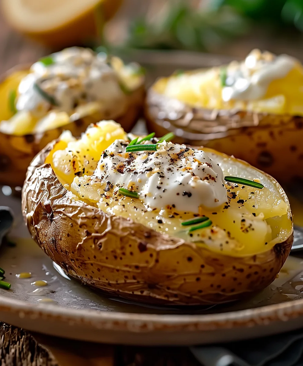 Knusprige Ofenkartoffel im Airfryer – so einfach!