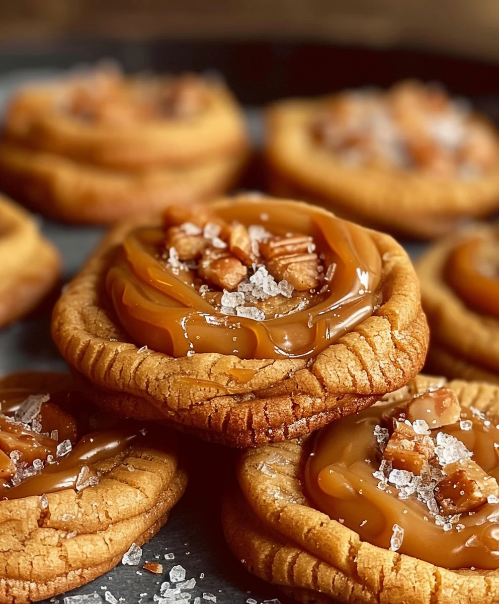 Unwiderstehliche Easy Salted Caramel Cookies