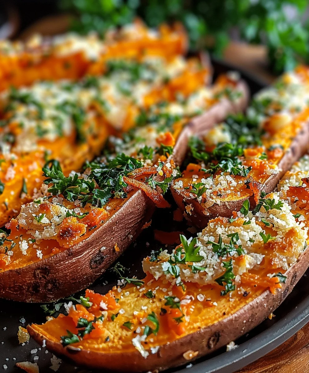 Garlic Parmesan Sweet Potato Wedges A Delicious And Healthy Snack