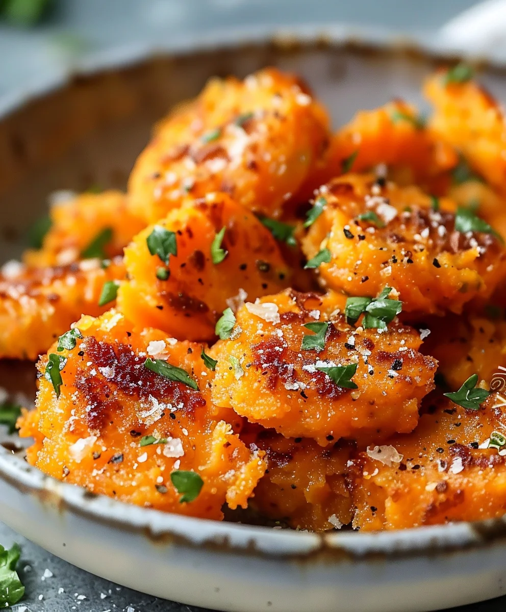 Köstliche Smashed Karotten: Knusprig-zartes Beilagen-Rezept