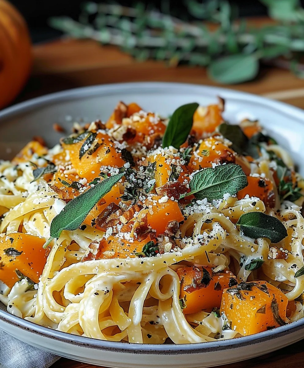 Butternut Kürbis-Salbei-Pasta: Dein Herzhaftes Rezept zum Genießen