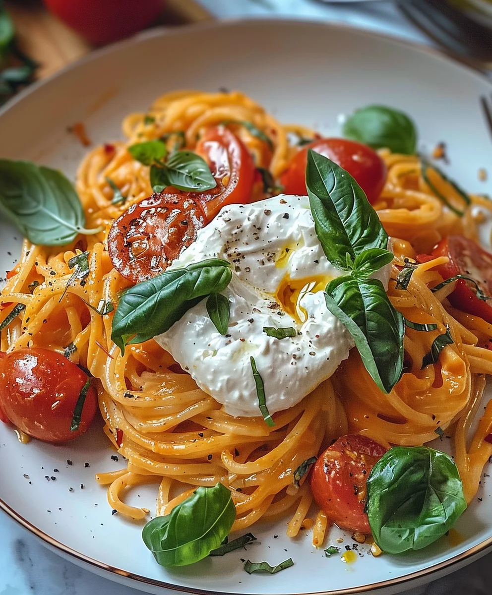 Köstliche Cremige Tomaten Burrata Pasta: Dein Lieblingsrezept