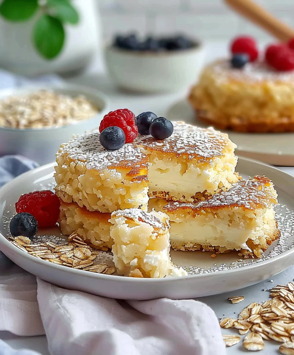 Quarktaler mit Haferflocken