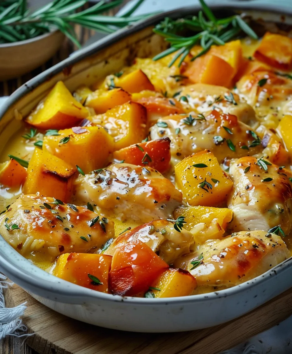 Kürbis Hähnchen Pfanne: Herbstliches Wohlfühlgericht Rezept