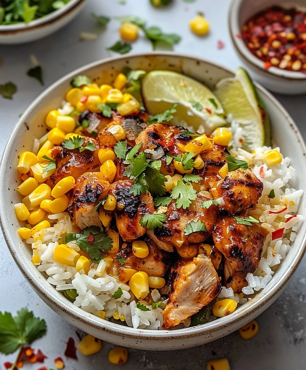 Street Corn Hähnchen Reis Bowl – Dein einfaches, leckeres Rezept