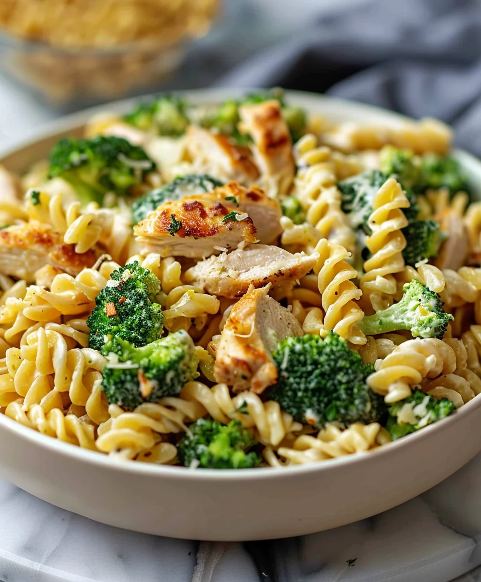 Rotisserie Hähnchen Brokkoli Pasta: Schnell, einfach, lecker