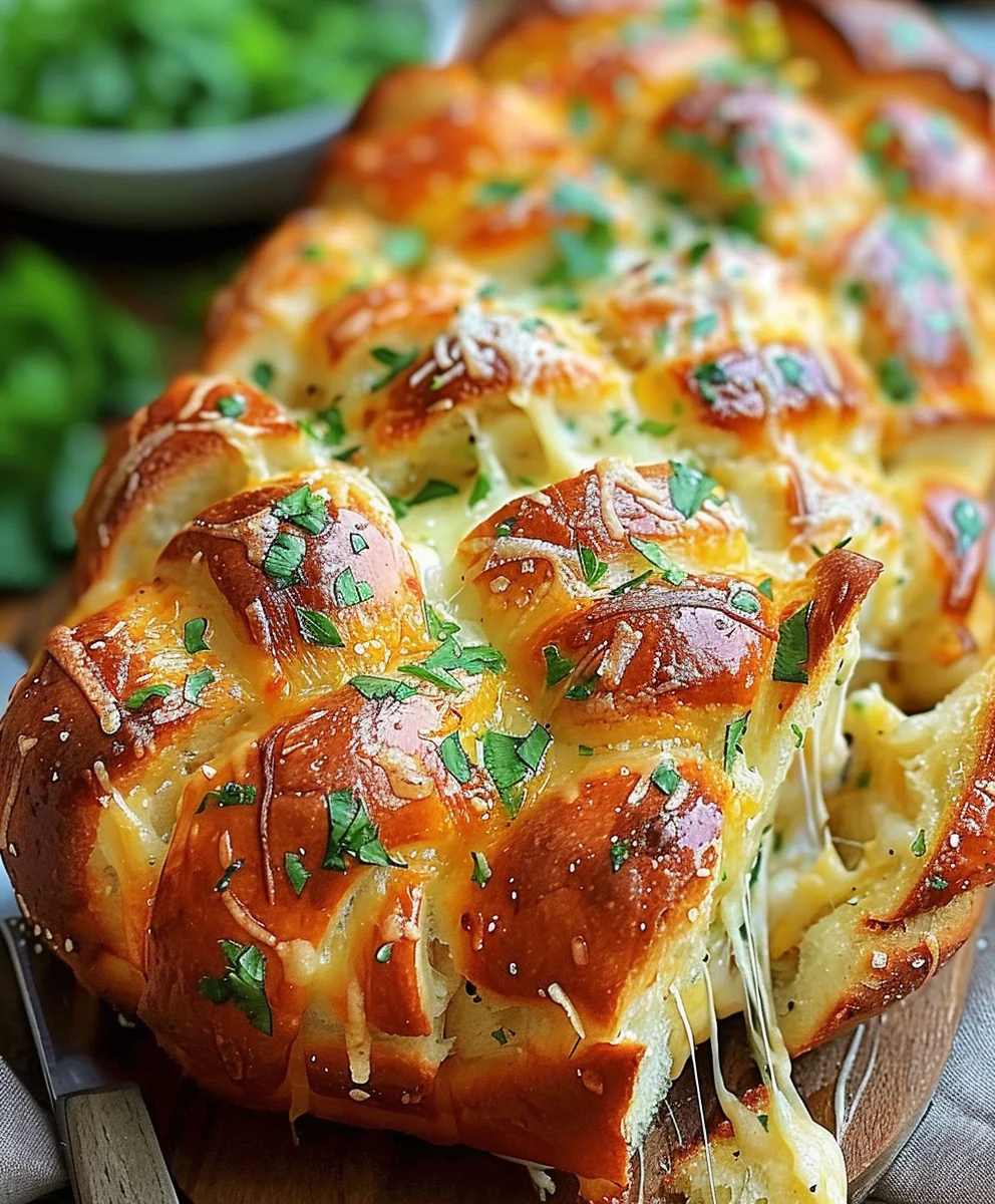 Käsiges Zupf-Knoblauchbrot: Köstliche Geschmacks-Explosionen
