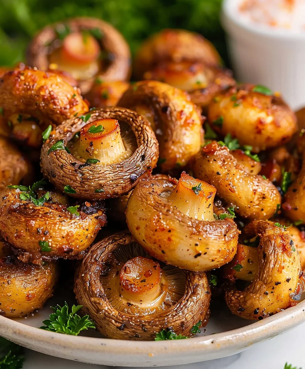 Blitzschnelle Air Fryer Champignons