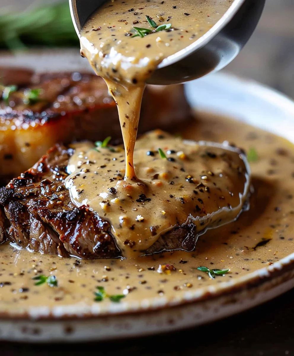 Cremige Pfeffersauce für Steak – einfach & lecker!
