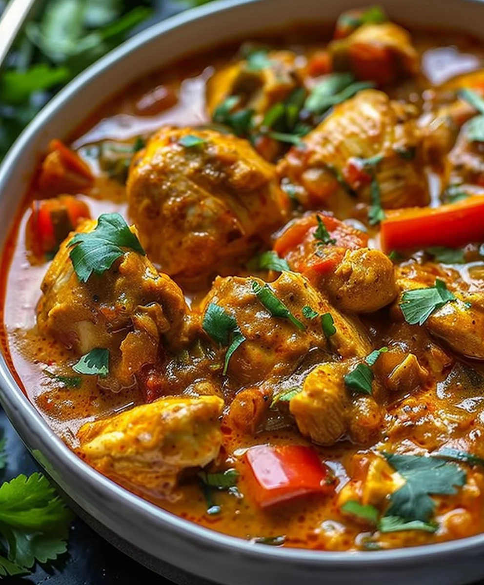 Afrikanisches Kokos Hähnchen Curry Ein Unglaublich Ultimatives Rezept Fuer Sinne