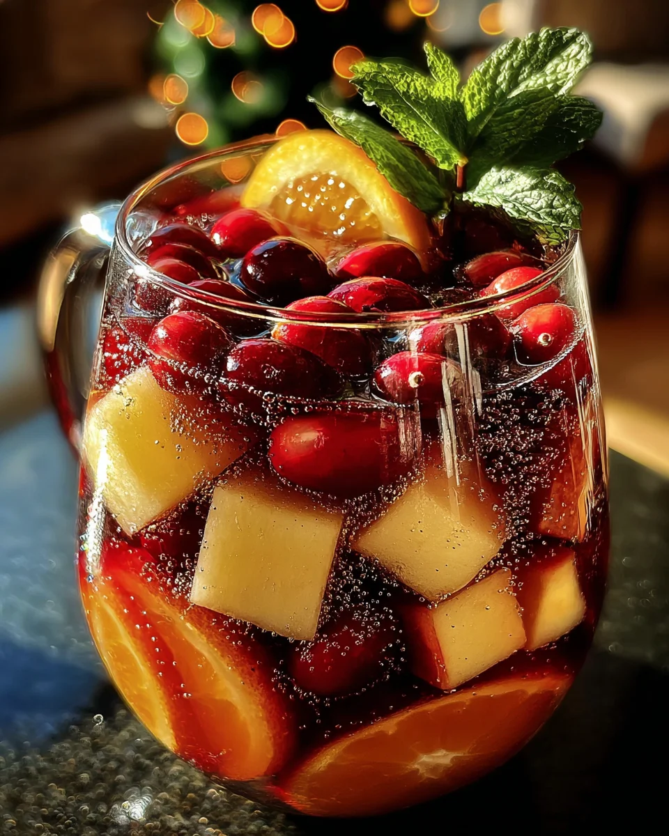 Alkoholfreier Weihnachtssangria: Dein Feiertagsrezept!
