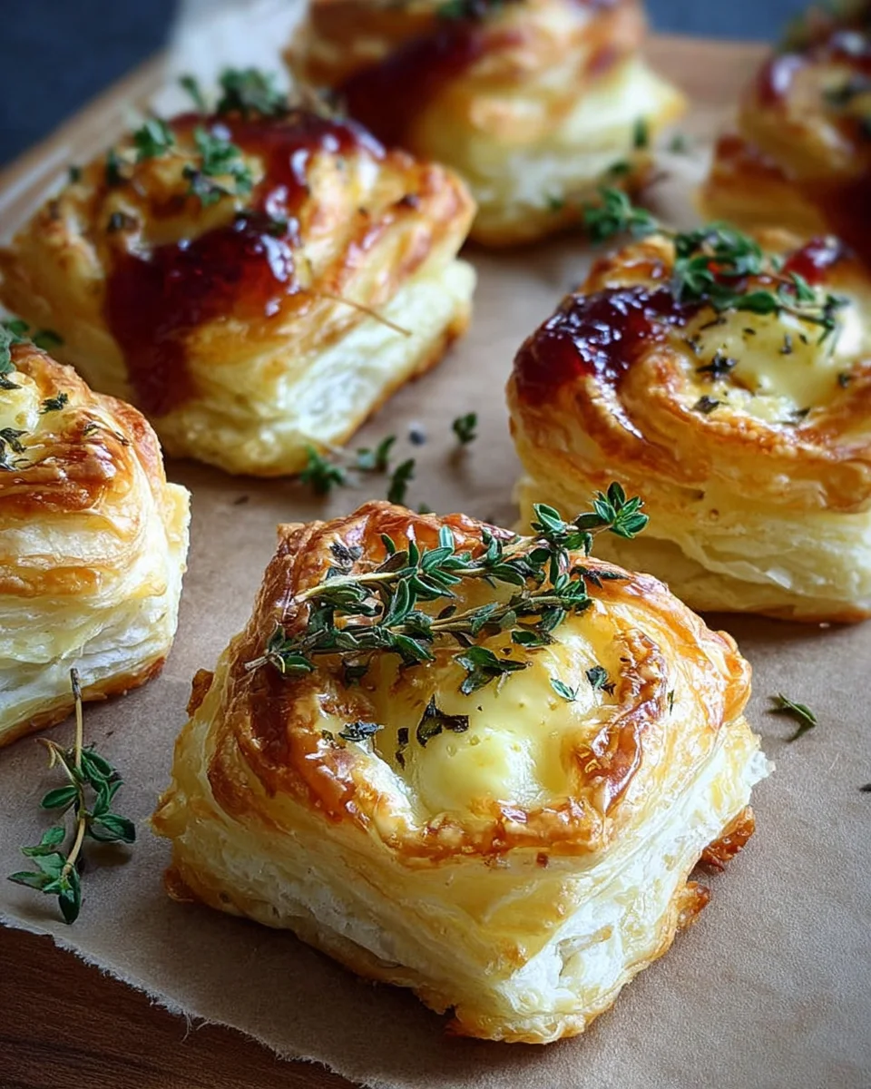 Camembert Blätterteig Häppchen: Einfach & köstlich als Snack!